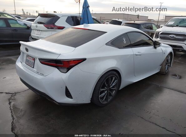 JTHHA5BC0K5010178 2019 LEXUS RC 300 White Rear right