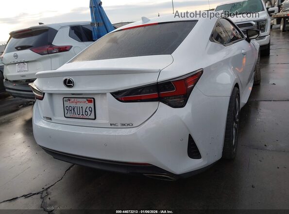 JTHHA5BC0K5010178 2019 LEXUS RC 300 White 