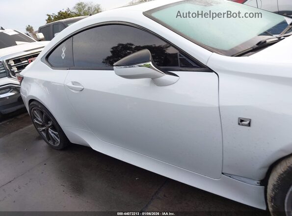 JTHHA5BC0K5010178 2019 LEXUS RC 300 White Rear interior view