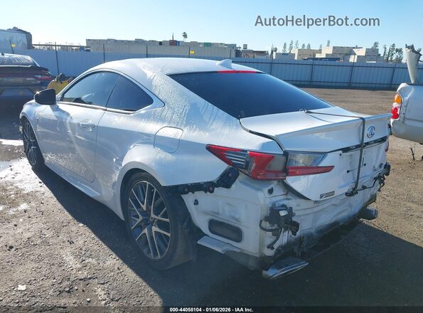 JTHHA5BC1H5004950 2017 LEXUS RC 200T Белый Задняя левая четверть