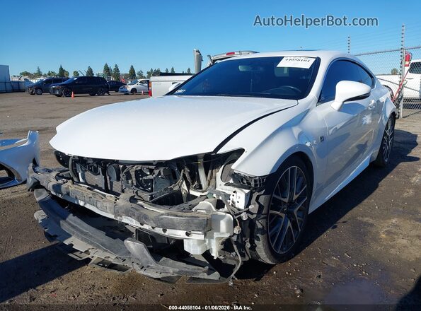 JTHHA5BC1H5004950 2017 LEXUS RC 200T Белый Передняя левая четверть