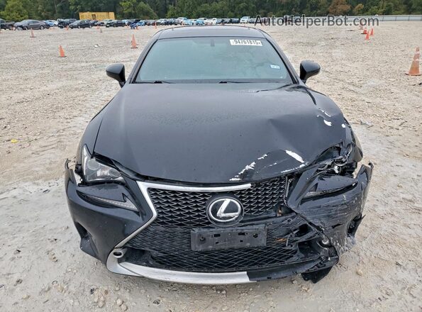 JTHHA5BC3G5002924 2016 LEXUS RC Black Front view