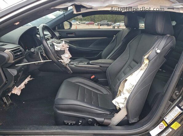 JTHHA5BC3G5002924 2016 LEXUS RC Black Front interior view