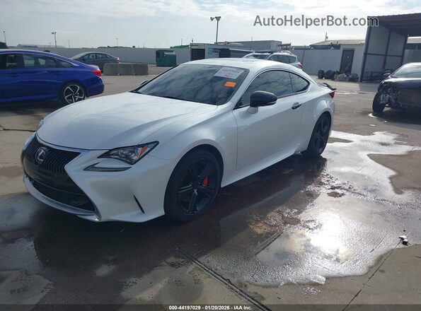 JTHHA5BC3H5007381 2017 LEXUS RC 200T White Առջևի ձախ երեք քառորդ տեսարան