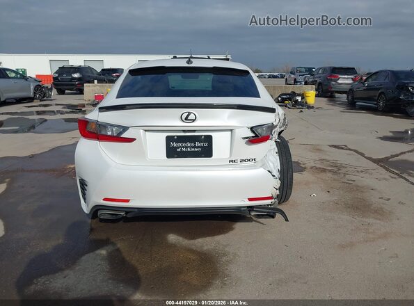 JTHHA5BC3H5007381 2017 LEXUS RC 200T White 