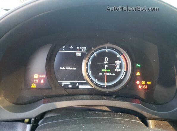 JTHHA5BC4G5004214 2016 LEXUS RC Silver Instrument cluster view