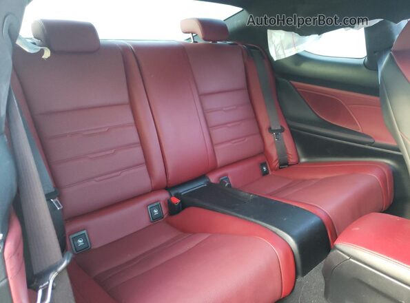 JTHHA5BC4G5004214 2016 LEXUS RC Silver Rear seats view