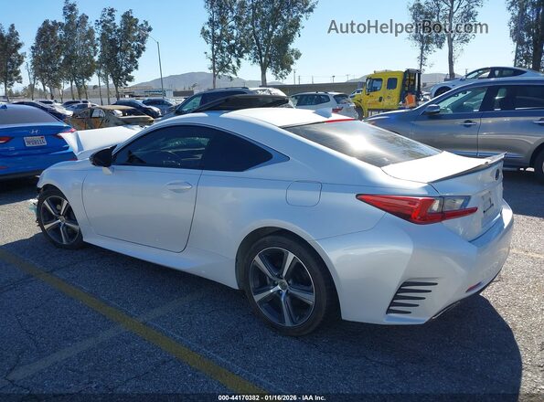 JTHHA5BC4H5006899 2017 LEXUS RC 200T Белый Задняя левая четверть