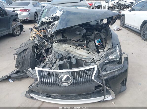 JTHHA5BC6G5000777 2016 LEXUS RC 200T Black ხელსაწყოთა პანელის ხედი