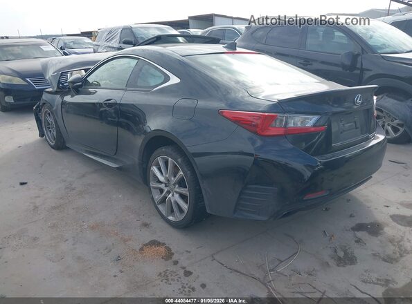 JTHHA5BC6G5000777 2016 LEXUS RC 200T Black უკანა მარცხენა