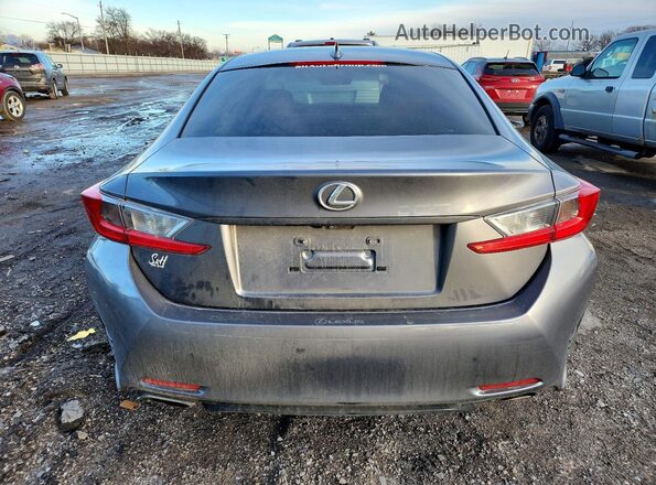 JTHHA5BC8G5001140 2016 LEXUS RC Серебряный Вид сзади