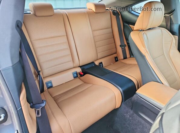 JTHHA5BC8G5001140 2016 LEXUS RC Серебряный Вид задних сидений