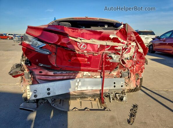 JTHHA5BC8H5005576 2017 LEXUS RC Red Widok z tyłu