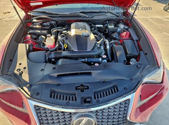 JTHHA5BC8H5005576 2017 LEXUS RC Red Widok wnętrza z tyłu
