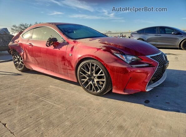 JTHHA5BC8H5005576 2017 LEXUS RC Red Przód prawy