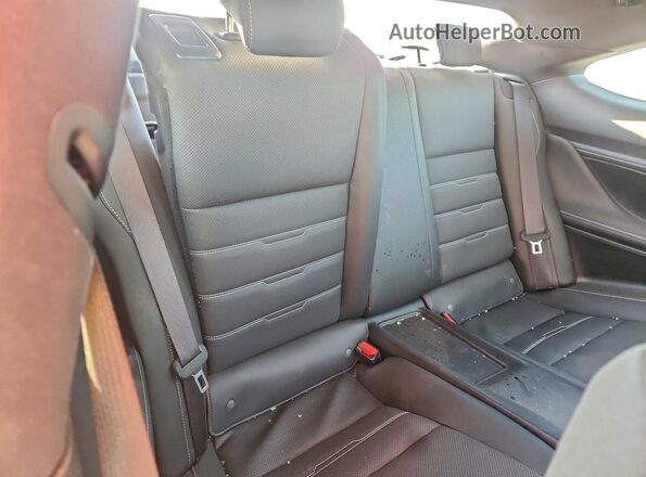 JTHHA5BC8H5005576 2017 LEXUS RC Red Widok tylnych siedzeń