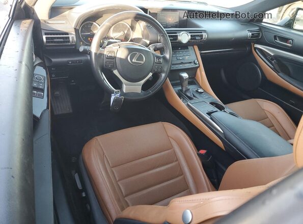 JTHHA5BC8K5009800 2019 LEXUS RC Black Vista del salpicadero
