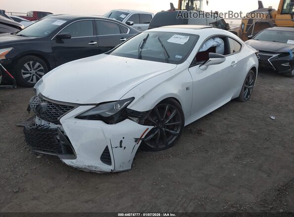 JTHHA5BC8K5009960 2019 LEXUS RC 300 White წინა მარცხენა ხედი სამი მეოთხედიდან