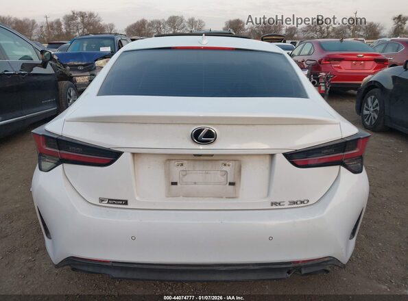 JTHHA5BC8K5009960 2019 LEXUS RC 300 White 