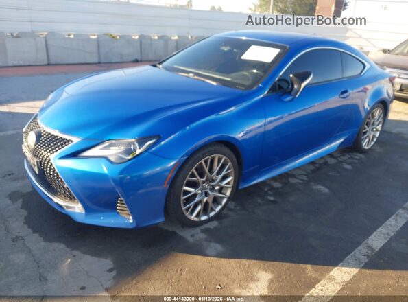 JTHHA5BCXK5010267 2019 LEXUS RC 300 Blue Передня ліва чверть