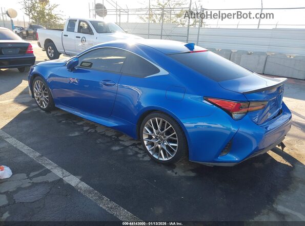 JTHHA5BCXK5010267 2019 LEXUS RC 300 Blue Задня ліва чверть