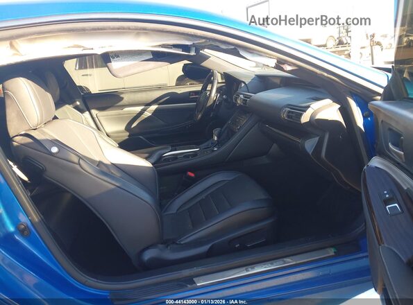 JTHHA5BCXK5010267 2019 LEXUS RC 300 Blue Вид салону спереду