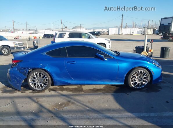 JTHHA5BCXK5010267 2019 LEXUS RC 300 Blue Вид задньої частини салону