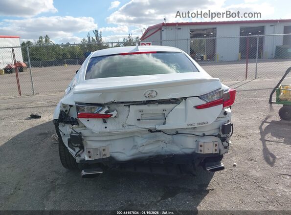 JTHHE5BC0G5014758 2016 LEXUS RC 350 White Դիմացի տեսք