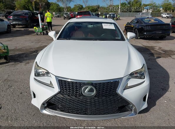 JTHHE5BC0G5014758 2016 LEXUS RC 350 White Սալոնի հետևի տեսք