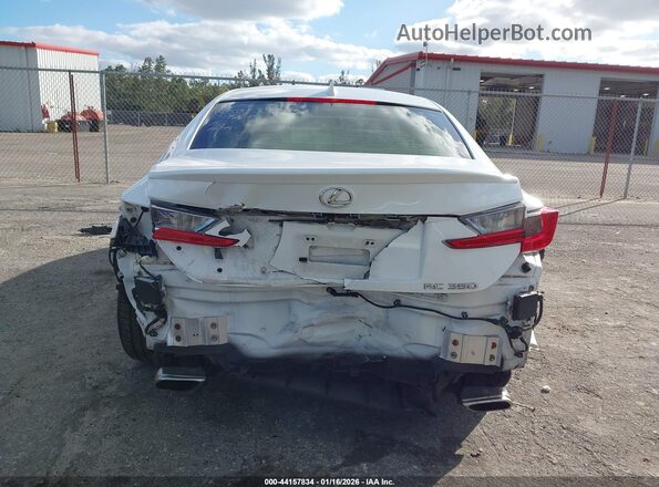 JTHHE5BC0G5014758 2016 LEXUS RC 350 White 