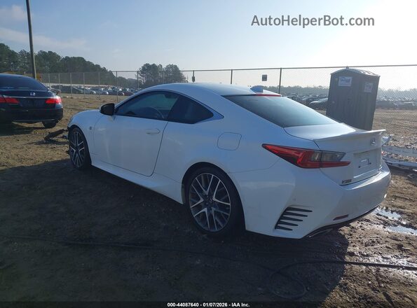 JTHHE5BC0H5017239 2017 LEXUS RC 350 White Rear left