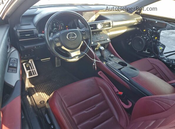 JTHHE5BC1H5015015 2017 LEXUS RC Черный Вид панели приборов