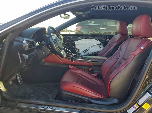 JTHHE5BC1H5015015 2017 LEXUS RC Черный Вид салона спереди
