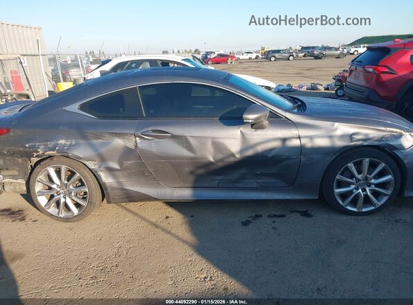 JTHHE5BC3G5013538 2016 LEXUS RC 350 Gray Вид задньої частини салону