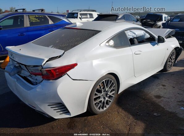 JTHHE5BC3H5015307 2017 LEXUS RC 350 White Rear right