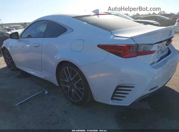 JTHHE5BC3H5015307 2017 LEXUS RC 350 White Rear left