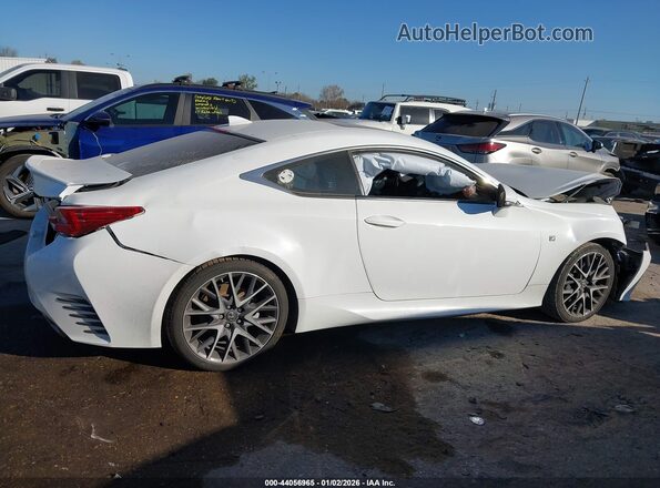 JTHHE5BC3H5015307 2017 LEXUS RC 350 White Instrument cluster view