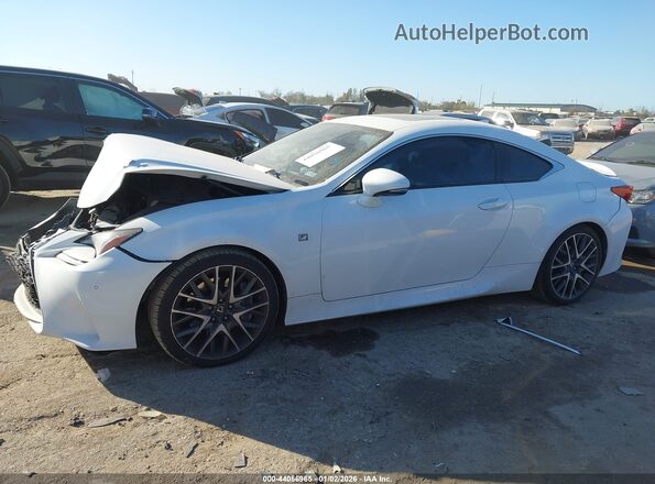 JTHHE5BC3H5015307 2017 LEXUS RC 350 White Rear interior view
