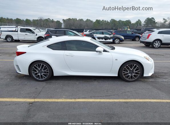 JTHHE5BC5G5013637 2016 LEXUS RC 350 White უკანა სალონის ხედი