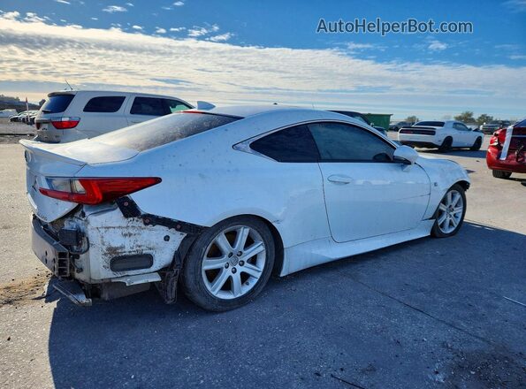JTHHE5BCXH5017023 2017 LEXUS RC White Rear right