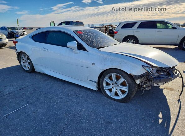 JTHHE5BCXH5017023 2017 LEXUS RC White Front right