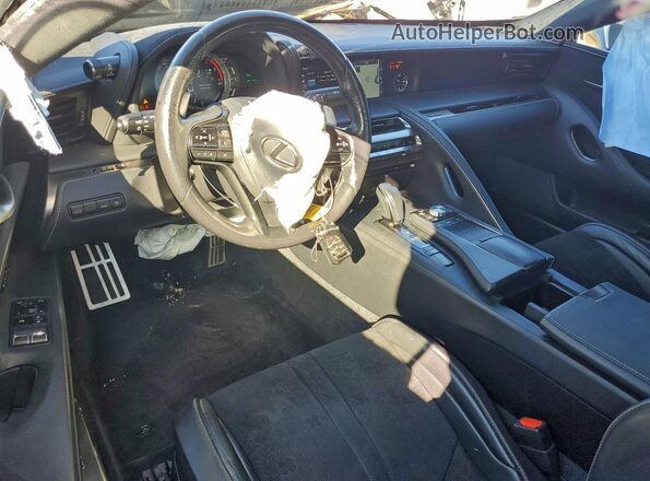 JTHHP5AY4JA000500 2018 LEXUS LC Black Առջևի վահանակի տեսք