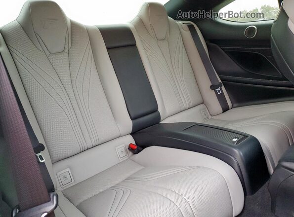 JTHHP5BC4H5006545 2017 LEXUS RC-F White Rear seats view