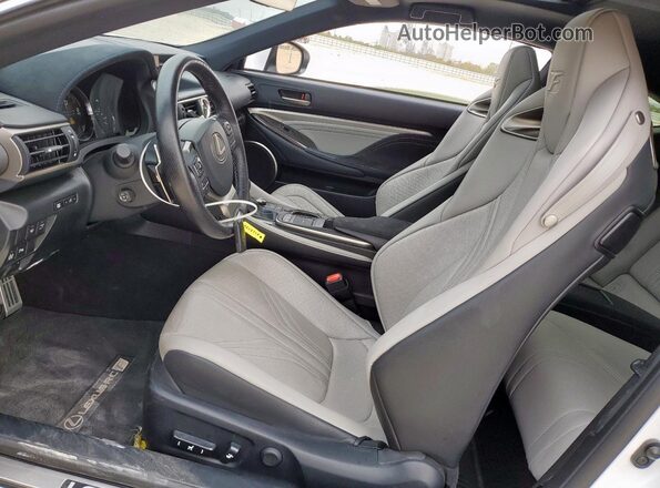 JTHHP5BC4H5006545 2017 LEXUS RC-F White Front interior view