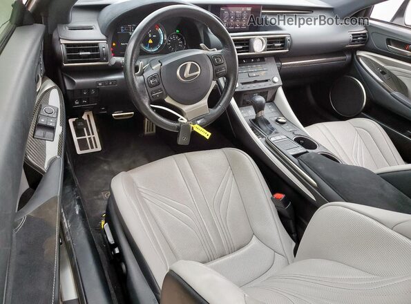 JTHHP5BC4H5006545 2017 LEXUS RC-F White Dashboard view