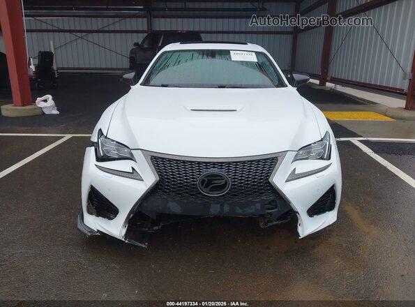 JTHHP5BC8H5005785 2017 LEXUS RC-F White Widok zestawu wskaźników