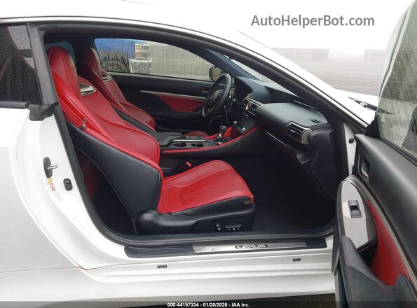 JTHHP5BC8H5005785 2017 LEXUS RC-F White Widok wnętrza z przodu