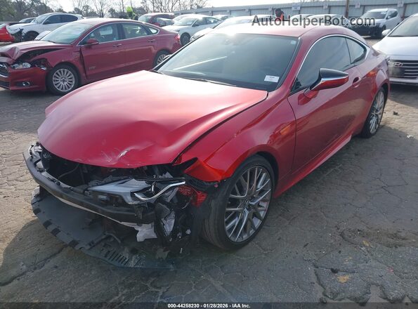 JTHHZ5BC8K5020434 2019 LEXUS RC 350 Red Vista tres cuartos delantera izquierda