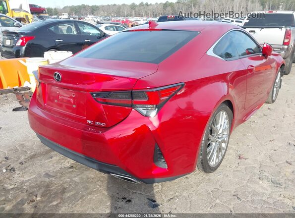 JTHHZ5BC8K5020434 2019 LEXUS RC 350 Red Trasero derecho