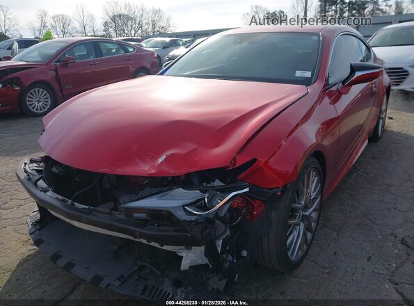 JTHHZ5BC8K5020434 2019 LEXUS RC 350 Red Vista frontal